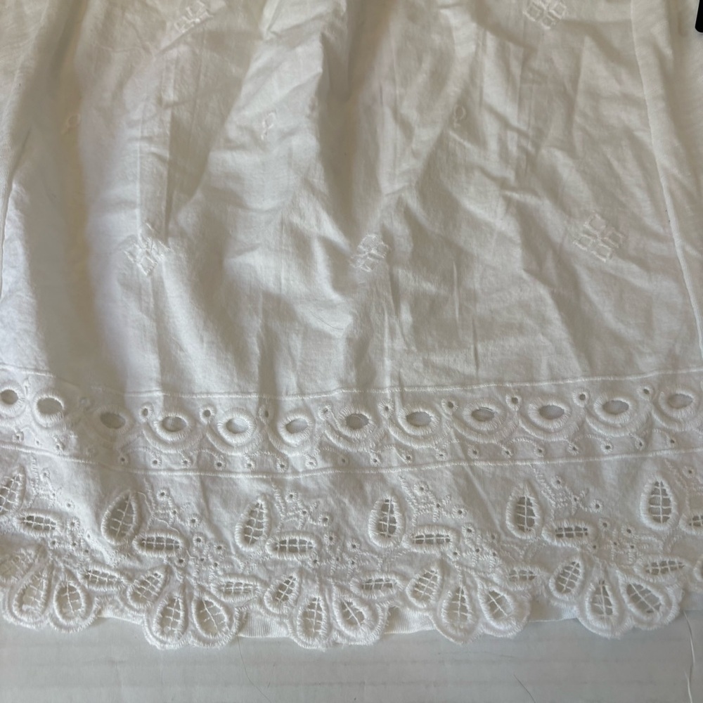 NWT….LUCKY BRAND White Sleeveless Embroidered Top - Picture 5 of 8